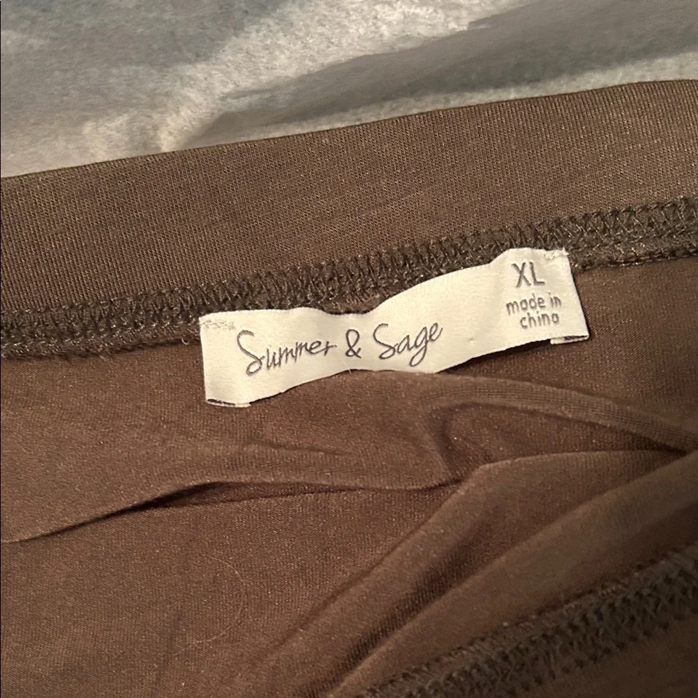 Chic Brown Pencil Skirt for Women